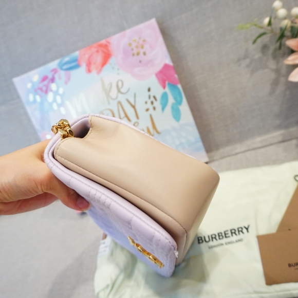 Burberry Lola colorbloack quilted chain bag - Picture 7 of 15